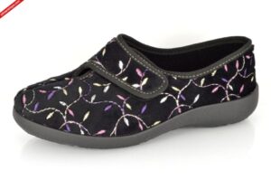 Fargeot TILBURY NOIR ROSE półbuty damskie